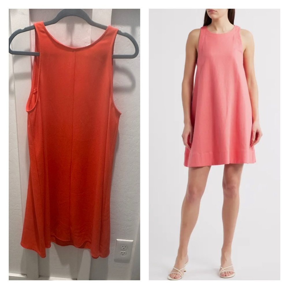 Charles Henry Vibrant orange/coral Dress‎